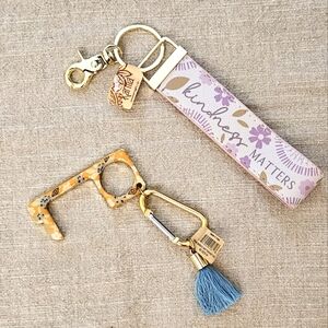 Karma Floral Keychain Set NWT